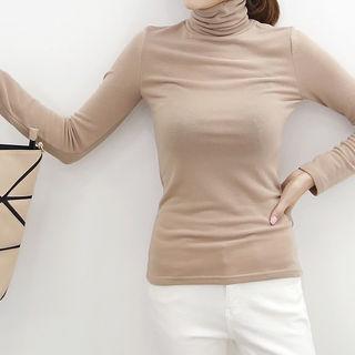 Slim-fit Turtle-neck Top