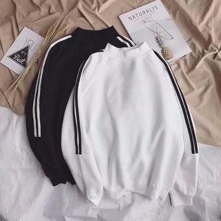 Long Sleeve Loose-fit Striped Pullover