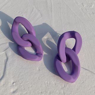 Acrylic Chunky Chain Drop Earring