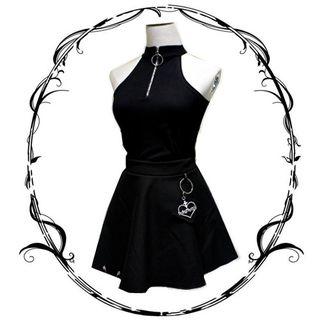 Halter Camisole Top Black - One Size
