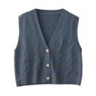 Cropped Sweater Vest