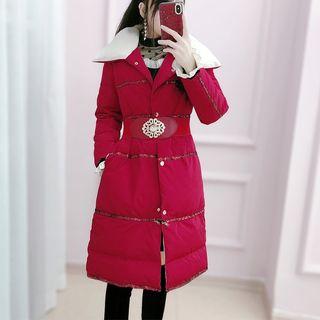 Detachable Sequined Padded Coat