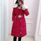 Detachable Sequined Padded Coat