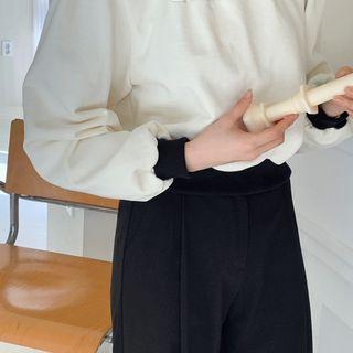 Square-neck Ringer Sweatshirt