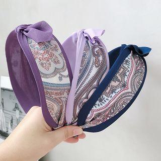 Print Bow Headband