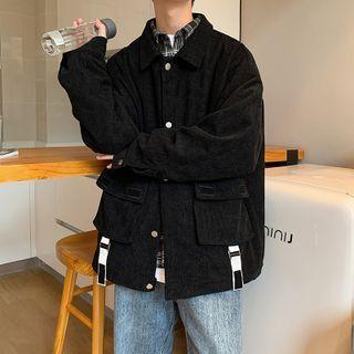 Plain Cargo Corduroy Jacket