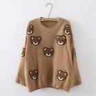 Bear Applique Sweater
