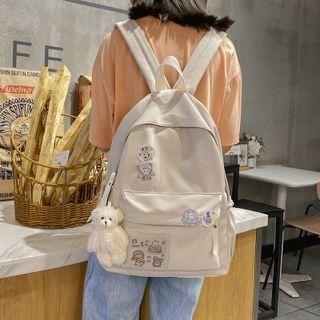 Nylon Backpack / Bag Charm / Brooch / Set