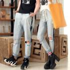Couple Rip Skinny Jeans