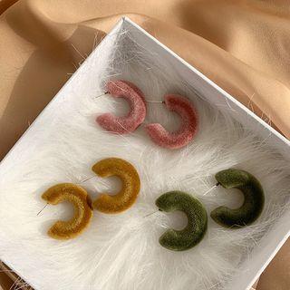 Fleece Open Hoop Earring