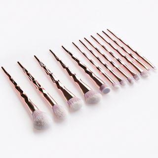 Set Of 12: Makeup Brush 12 Pcs - T-12-089 - As Shown In Figure - One Size