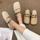 Chain Mary Jane Mules