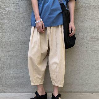 Couple Matching Linen Wide-leg Pants