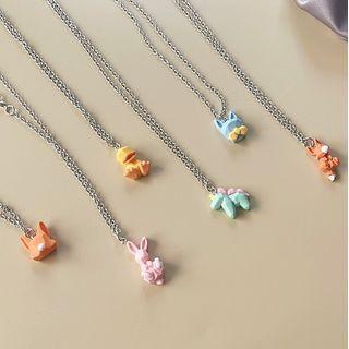 Geometric Animal Pendant Necklace