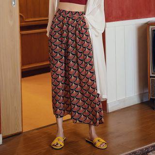 Chiffon Crop Pants
