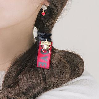 Lettering Strap Hair Tie