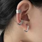 Set Of 4 : Ear Cuff Silver - One Size
