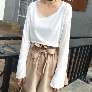 Roll Trim Long-sleeve T-shirt