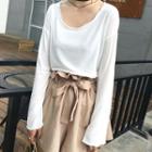 Roll Trim Long-sleeve T-shirt