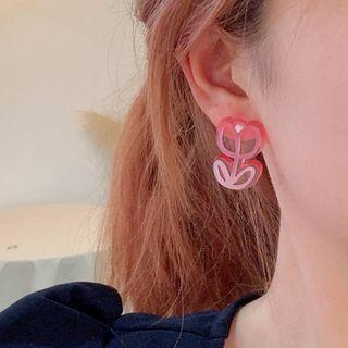 Tulip Acrylic Earring