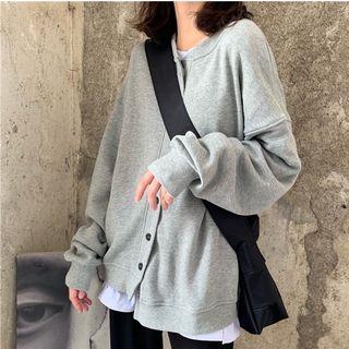 Asymmetric Button Jacket