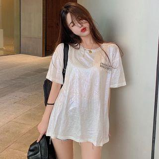 Glitter Loose-fit Printed T-shirt