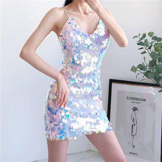 Sequin Sleeveless Dress