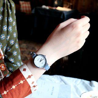 Retro Denim Strap Watch
