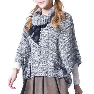 Turtleneck Batwing Sweater