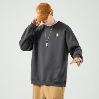 Long-sleeve Sun Printed Sweatshirt