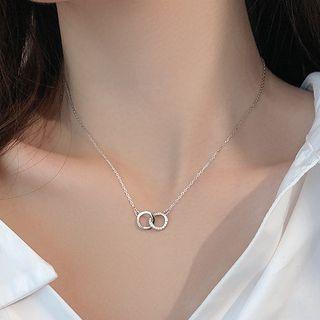 Ring Sterling Silver Necklace 925 Silver - Silver - One Size