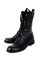 Lace-up Mid-calf Boots