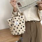 Lettering Lunch Bag Lunch Bag - Lettering - Black & Khaki - One Size