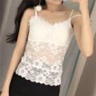 Double Strap Lace Camisole Top