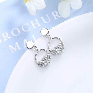 Alloy Star Dangle Earring 1 Pair - Copper & Platinum Plating - One Size