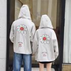 Couple Matching Hooded Embroidered Jacket