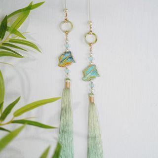 Embroidered Tassel Qipao Charm