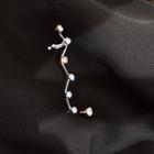 Rhinestone Star Cuff Earring 1 Piece - As Shown In Figure - One Size