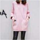 3/4-sleeve Long Pullover