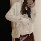 Cut-out Hoodie Hoodie - Love Heart - One Size