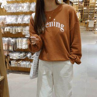 Opening Loose-fit Pullover