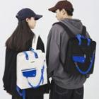 Chain Strap Two-tone Backpack