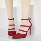 High-heel Ankle Strap Pointed Sandals