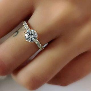 Rhinestone Alloy Ring As Shown In Figure - One Size