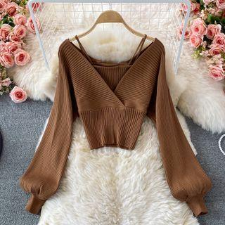 Inset Camisole Sweater