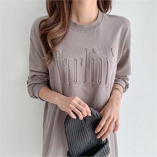 Embossed Pullover Dress
