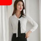 Two-tone Blouse / Dress Pants / Set