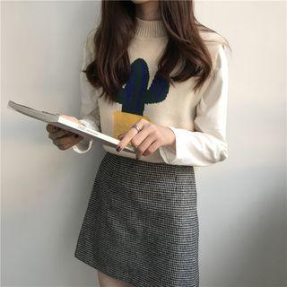 Cactus Pattern Knit Vest