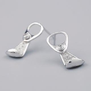 Ring Pull 925 Sterling Silver Earrings