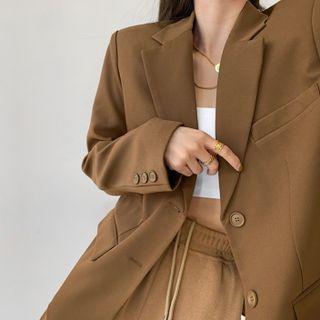 Loose-fit Casual Blazer